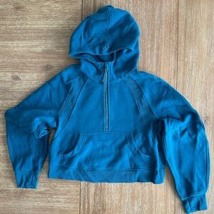 Lululemon Scuba Oversized Half-Zip Hoodie Sweatshirt Size XS/S.